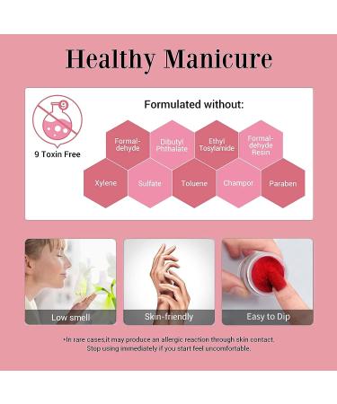 Dark Red Glitter Dipping Powder 28g/Box | No Lamp Cure, Natural Dry Like Gel Nails | Nail Salon Quality - No.29 HJ-ACG029 - Buy Online on GoSupps.com