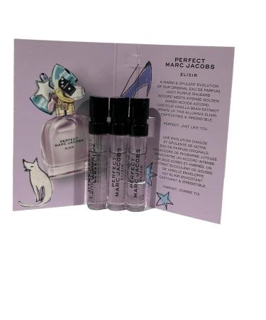 Marc Jacobs Perfect ELIXIR Sample Women Perfume Spray EDT Vials 1.2 ml / 0.04 oz - set of 3 - Buy Online on GoSupps.com