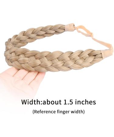 Gledola 5 Strands Synthetic Hair Braid Headband Hair Braided Headband for Women Girl (Honey Blonde) - Buy Online on GoSupps.com