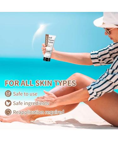 Starryl Selftanning cream for face and body Self Tan Express Bronzing selftanning lotion 120 ml - Buy Online on GoSupps.com