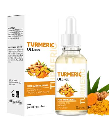 IZBEAUVO Turmeric Oil Turmeric Serum Anti Wrinkle Serum Turmeric Dark Spot Correcting Glow Serum Turmeric Hydrating Serum Turmeric Face Oil for Lifting & Age Spots Sun Spot Improve Skin Tone