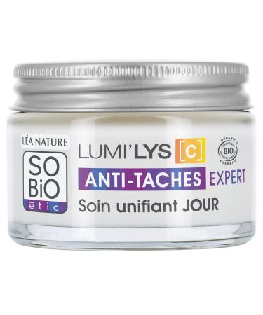 LÉA NATURE SO BiO étic | Unifying Anti-Dark Spot Day Care - Lumi'lys [C] | Reduces & Prevents the appearance of all types of spots | 99% ingredients of natural origin | Made in France | 50 ml