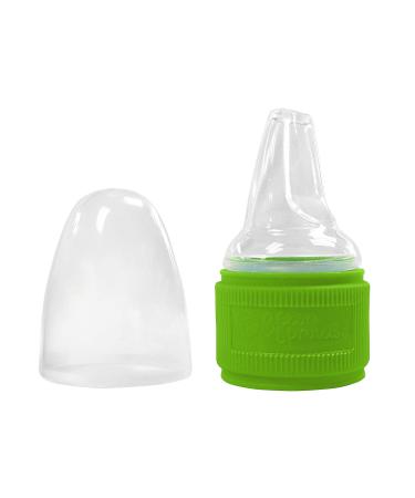 green sprouts Spout Adapter for Water Bottle  Quickly Converts a Standard Bottle into a Sippy Cup  Collar Fits Two Bottle Sizes  One Size