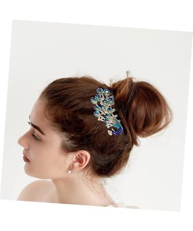 HONMEET Diamond Phoenix Hair Comb Rhinestone Barrettes Flower Girl Hair Clip Flower Girl Barrette Holiday Wedding Hair Comb Bridal Hair Side Comb Bride Wedding Hair Accessories Rhinestones - Buy Online on GoSupps.com