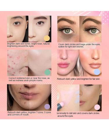 10-Color Cream Contour Pen | 2-in-1 Contouring & Color Corrector Stick | Professional Concealer for Dark Circles & Redness - Buy Online on GoSupps.com