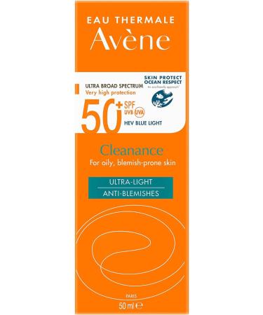 Avene Cleanance SPF50+ 50ml - High Protection Sunscreen - Buy Online on GoSupps.com