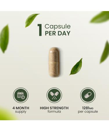 Premium Ashwagandha KSM 66 1281mg Capsules | High Strength One-a-Day Formula with Vitamin B6 & Black Pepper | 2 Month Supply | Made in UK - Buy Online on GoSupps.com