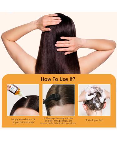 Batana Oil for Hair Growth | Thicker Fuller Hair | Unscented Hair Oil & Vitamins | 2 Fl Oz - Buy Online on GoSupps.com