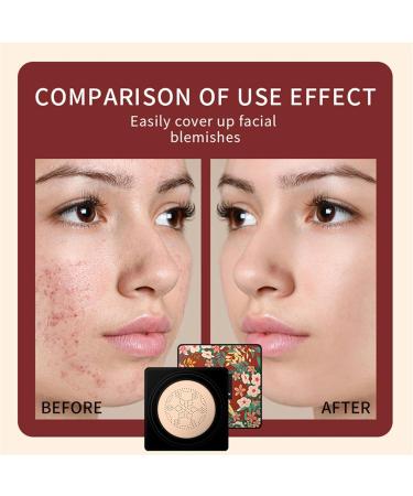 Even Skin Tone Foundation Air Cushion Foundation Makeup Base Primer Waterproof Foundation Bb Cream Air Cushion Bb Cream With Applicator for Precise Makeup Application - Buy Online on GoSupps.com