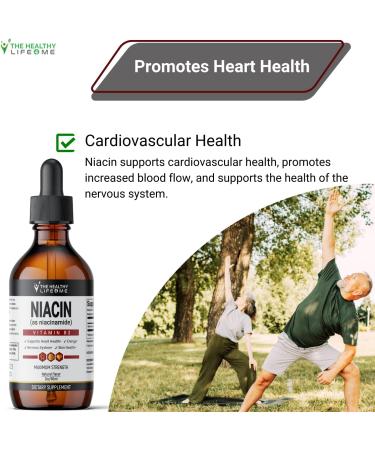 Vitamin B3 Niacinamide Liquid | 80mg Serving | 60 Days Supply | 2oz Bottle - Buy Online on GoSupps.com