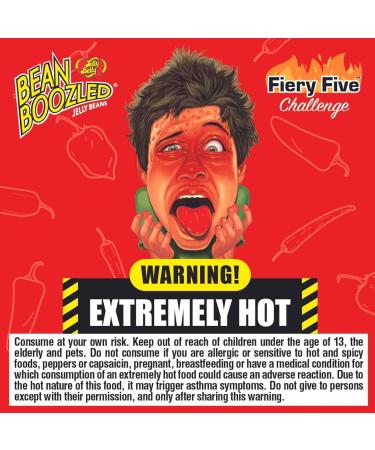 Fiery Five Challenge - Jelly Belly Bean Boozled Jelly Beans - 1 Pack - Imported Candy 53 g (Pack of 1) - Buy Online on GoSupps.com