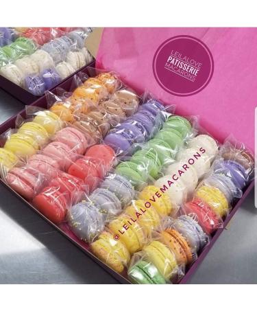 Leilalove Macarons - Mademoiselle de Paris Collection of 15 | Individually Packed for Freshness | Gift Box with Free Enclosure Card - Buy Online on GoSupps.com