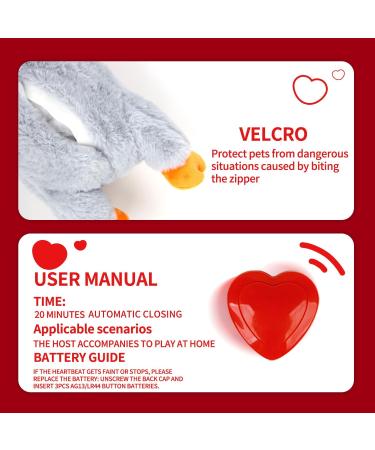 All for Paws Gray Sheep Soft Toy with Heartbeat | Comforting Small Dog Toy for Behavioral Training & Puppy Relief - Buy Online on GoSupps.com