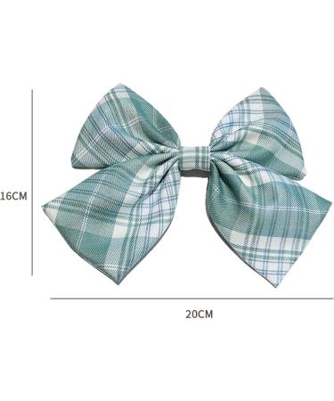Large Bow Checked Hair Clips Hair Pins JK Uniform Bowknot Embroidery Butterfly Alligator Clips Ponytail Holder Barrette Bobby Pins for Women Girls Party Hair Accessories - Buy Online on GoSupps.com