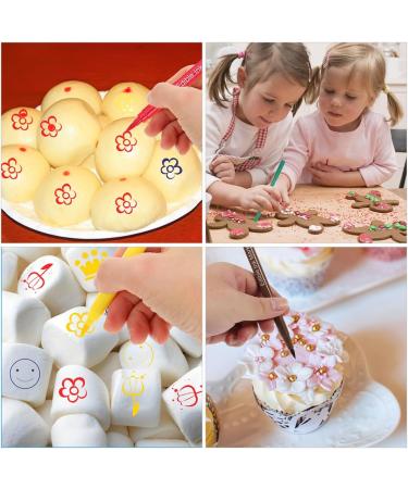 LABRIMP 6pcs Cake Boxes Decor Biscuits Edible Pens for Cookie Cake Cookie Coloring Pens Food Markers Plastic - Buy Online on GoSupps.com