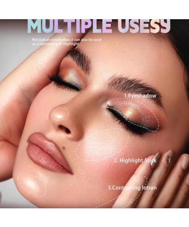  Generisch Cream eyeshadow pencil for women | 6 long-lasting soft cream colors for weddings carnivals parties travel long-lasting for parties and holidays easy to apply - Buy Online on GoSupps.com