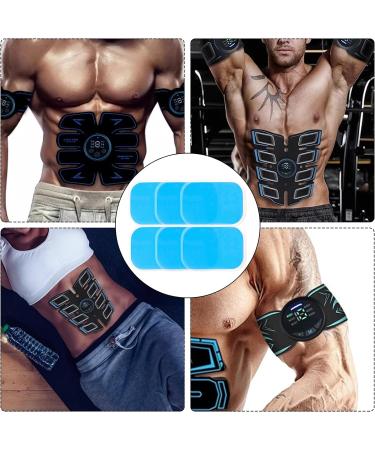 Fousenuk 60 Gel Pads for EMS Muscle Stimulator | Hydrogel Abdominal Trainer Spare Parts | Multifunctional Muscle Training Device - Buy Online on GoSupps.com