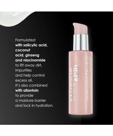 Rodial Salicylic Acid Gel Cleanser 145ml | Pink Diamond-Infused Face Cleanser | Decongesting and Tightening Cleansing Gel | Gentle Exfoliation for Healthy Skin Glow Look - Buy Online on GoSupps.com