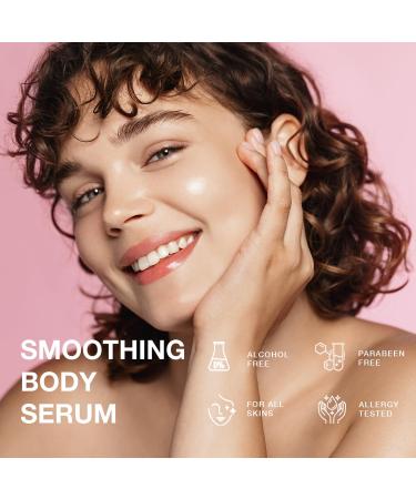 Glossy Smoothing Body Serum for Wrinkles - Hydrating & Nourishing Anti-Aging Treatment | 100ml - Silky Smooth Skin Fast Absorption & Natural Ingredients - Buy Online on GoSupps.com