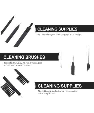 7pcs Cleaning Tool Kit Earphone Earbuds Cleaner Hearing Amplifier Cleaning Brush with Wax Loop and Magnet for Travel Home As Shown 7 - Buy Online on GoSupps.com