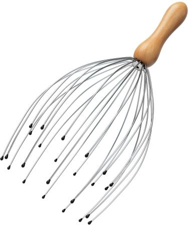 Edelfeld Original Head Massage Spider - 24 Fingers Bamboo Grip | Sustainable 2-Level Head Massager - Elegant Feel-Good Crawler - Buy Online on GoSupps.com