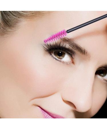 YIAGUN 50pcs Rose Disposable Mascara Brushes - Makeup Tool for Eyebrow and Eyelash Application (Rose Pink) - Buy Online on GoSupps.com