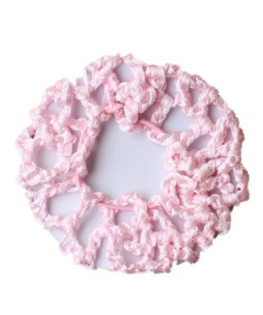 Girls Pink Knotted Ribbon Bun Hair Net - Ballet Dancewear & Bridal Accessories | Pritties Accessories - Buy Online on GoSupps.com