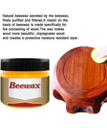 5 Furniture Polishing Beewax | Wood Furniture Polish Wax - Wood Furniture Cleaner and Polish Wood Seasoning Beewax for Wood Floor 5 Pcs 80g - Buy Online on GoSupps.com