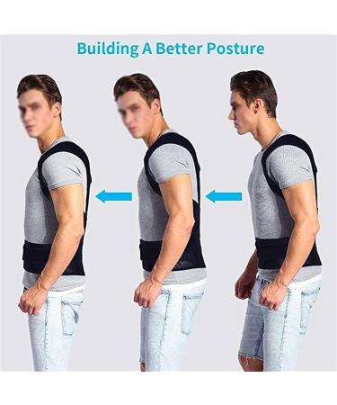Posture Corrector for Men Women Upgraded Back Brace with Double Layer Support Plates Adjustable Back Support Belt for Back Neck Shoulder Pain Relief (Size : X-Large) (X) (XX) - Buy Online on GoSupps.com