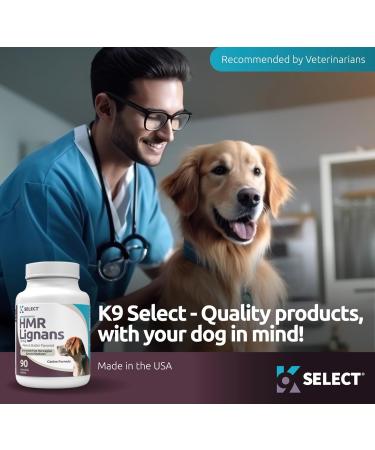 K9 Select HMR Lignans for Dogs - Enhancer for Overall Wellness Immune Support for Dogs - Norway Spruce Extract Holistic Dog Health - Digestion & Coat Care - Peanut Butter 20mg 90 Tablets - Buy Online on GoSupps.com