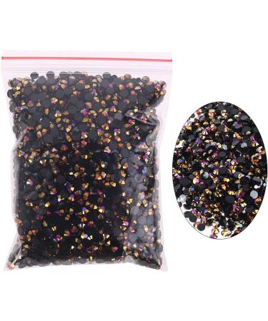 5000pcs Black Flat Back Round Crystal Rhinestones for Art - Buy Online on GoSupps.com
