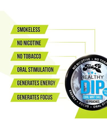 Teaza Herbal Energy Pouches Bundle - Minty Fresh Tobacco Alternative | Nicotine & Tobacco Free - 4 Pack (2 Peppermint, 2 Cool Mint) - Buy Online on GoSupps.com