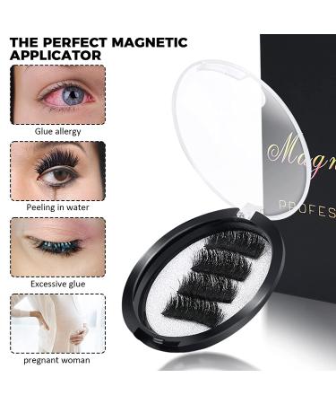 8PCS Dual Magnetic Eyelashes - Reusable & Time-Saving False Lashes - Natural Look - Easy to Wear - No Glue or Eyeliner Needed - Buy Online on GoSupps.com
