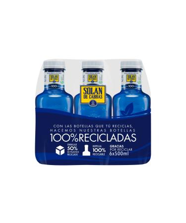 Sol n de Cabras Lot de 6 bouteilles d'eau min rale naturelle sans gaz faible en sodium 50 cl