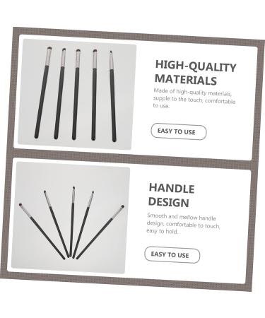 DOITOOL 5pcs Eye Shadow Brush Makeup Brush Eyeshadow Eye Shadows Kit Dual-use Brush Wooden Handle Make up - Buy Online on GoSupps.com