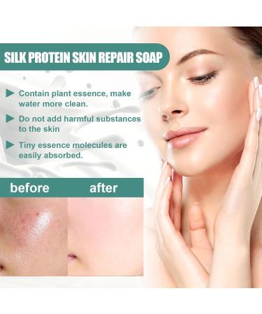 All-Natural Goat Milk Soap Bars with Silk - Moisturizing & Gentle for Sensitive Skin | Nourishing Cleansing Bar for Hands & Body - Buy Online on GoSupps.com