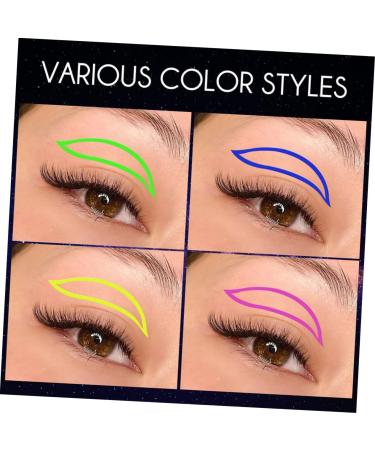 FRCOLOR 12 Sets Waterproof Eyeliner Sticker Paper Eye Makeup Sticker Beauty Eyeliner Makeup Tool 1 count (Pack of 1) Colorfulx3pcs - Buy Online on GoSupps.com