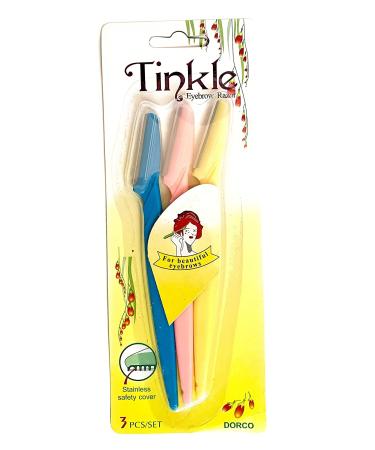 Dorco Tinkle Eyebrow and Face Hair Removal Razors - 3 Pack (Pack of 1) - Buy Online on GoSupps.com