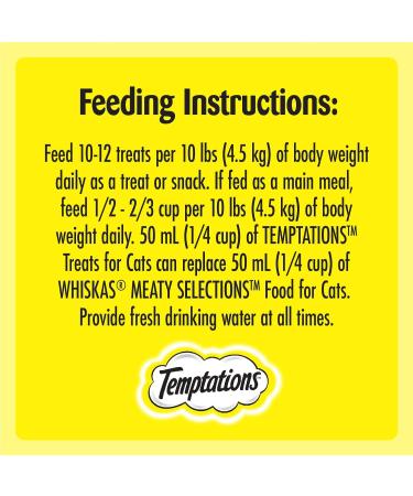 Temptations Adult Cat Treats Tasty Chicken Flavour 350g Pouch 350 g (Pack of 1) Chicken Cat Treats - Buy Online on GoSupps.com
