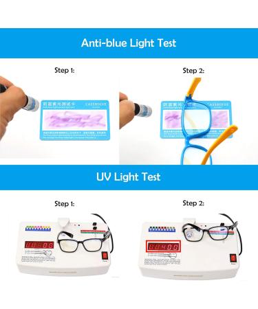 SM SunniMix Anti-Blue Light Reading Glasses - Stylish Safety Glasses for Computer Use (Black + Red) - International Shipping Available - Buy Online on GoSupps.com