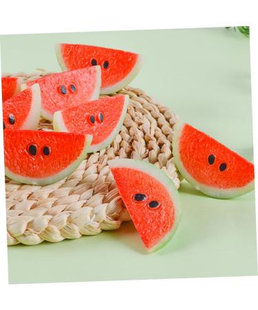 Alipis 4pcs Simulated Watermelon Slices Ornament Realistic Fruit Teaching Aid Pendant Student Fake Fruit Picture 1 5.30X2.50X2.50CM - Buy Online on GoSupps.com