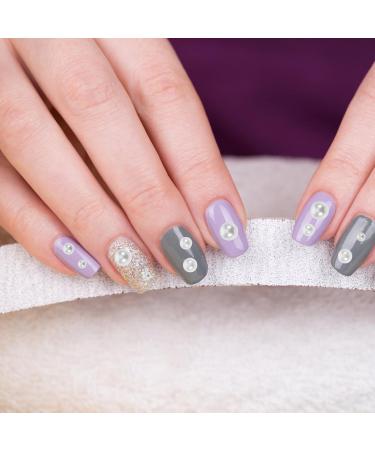  PAMINGONO 2 Boxes Manicure Beads Nail Art Beads Nail Art Charms Beige - Buy Online on GoSupps.com