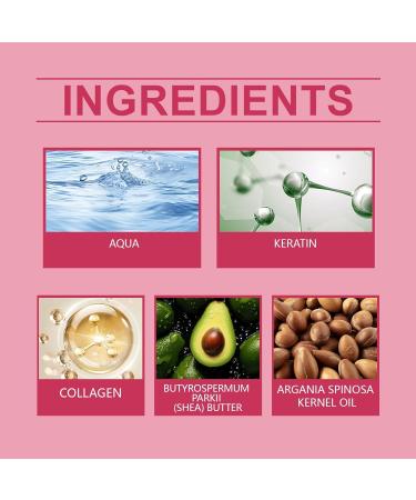 Collagen and Shea Butter Hair Mask Deep Repairing Collagen Hair Mask Nourishing Moisturizing Hair Mask for Hair Acid Repairing Hair Mask - Buy Online on GoSupps.com