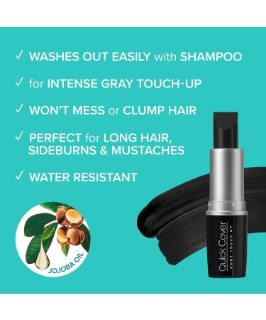 KISS Quick Cover Gray Hair Root Touch Up Stick - 2 Pack (Black) - Buy Online on GoSupps.com