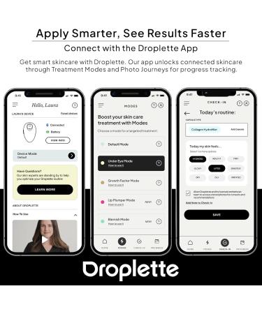 Droplette Radiant Refill Capsules - Hydrate Smooth & Glow Skin with Collagen Retinol & Glycolic Acid | 28 Count - Buy Online on GoSupps.com