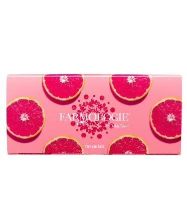Farmologie | Try Me Gift Set | Pink Grapefruit | Skincare Gift Set | Dry & Sensitive Skin | Dermatologist Approved