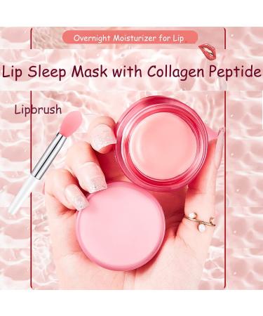 Lip Sleeping Mask Lip Mask Overnight Strawberry Lip Masks Skincare Lip Oils Lip Moisturiser for Dry Chapped Peeling Cracked Lips Fades Lip Lines Lip Balm Locks In Moisture Lip Care 20g-Strawberry01 - Buy Online on GoSupps.com