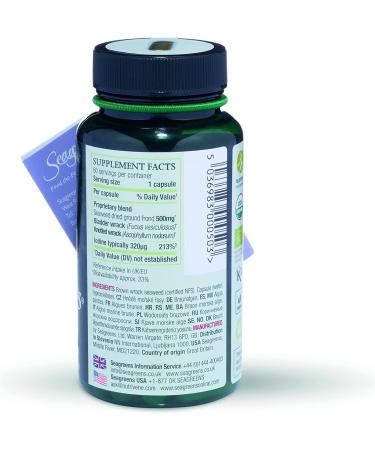 Seagreens Everyday Iodine+ - 60 Capsules for Daily Health Support - Buy Online on GoSupps.com