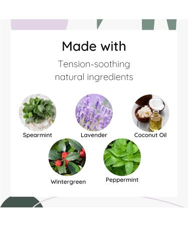 LILAS Migraine Relief Stick with Peppermint & Lavender Essential Oils - Head & Neck Tension Roll-on Oil for Soothing Headache Relief - Buy Online on GoSupps.com