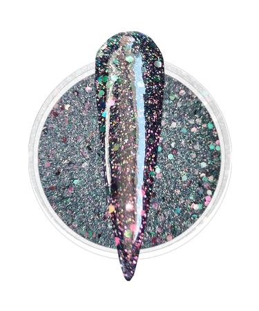Chameleon Sparkle Black Nail Dip Powder 1oz | Color Changing Glitter Dip Powder SG010 - Buy Online on GoSupps.com